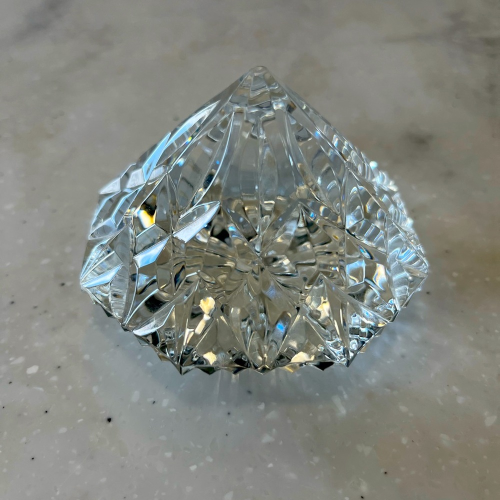 Waterford crystal “diamond” paper weight